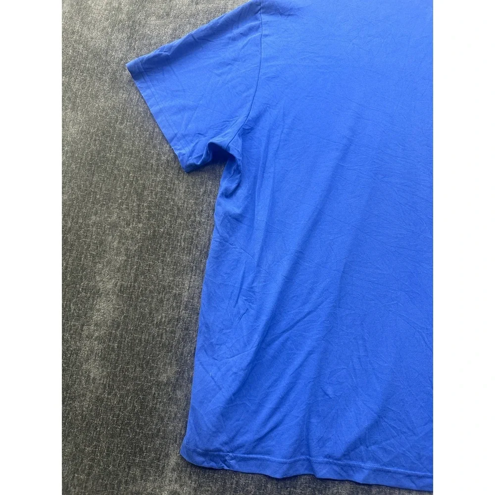 Nike Elite Dri-Fit T-Shirt Mens 3XL Blue Graphic Cotton Short Sleeve Casual
